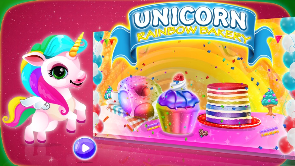 #1. Unicorn Rainbow Bakery Shop (iOS) 由: Haroon Mehmood