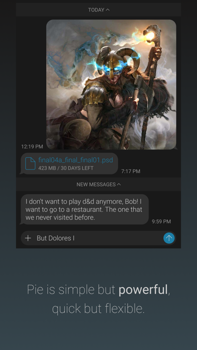 Pie Messenger Screenshot