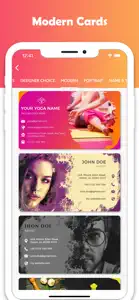 Business Card Maker! screenshot #3 for iPhone