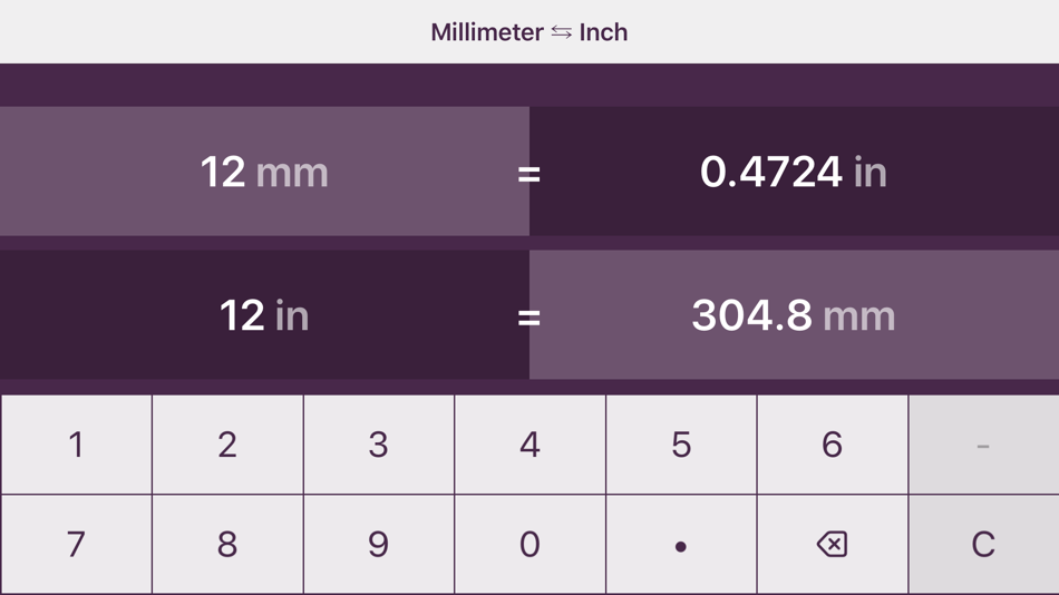 #5. Millimeters to Inches (iOS) 由: Thomas Pelster