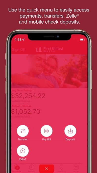 My Bank First United Mobile Screenshot