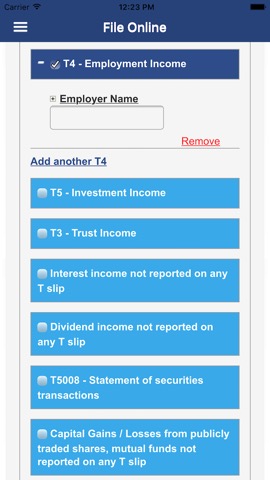 eFile Canadian Tax Returnのおすすめ画像2