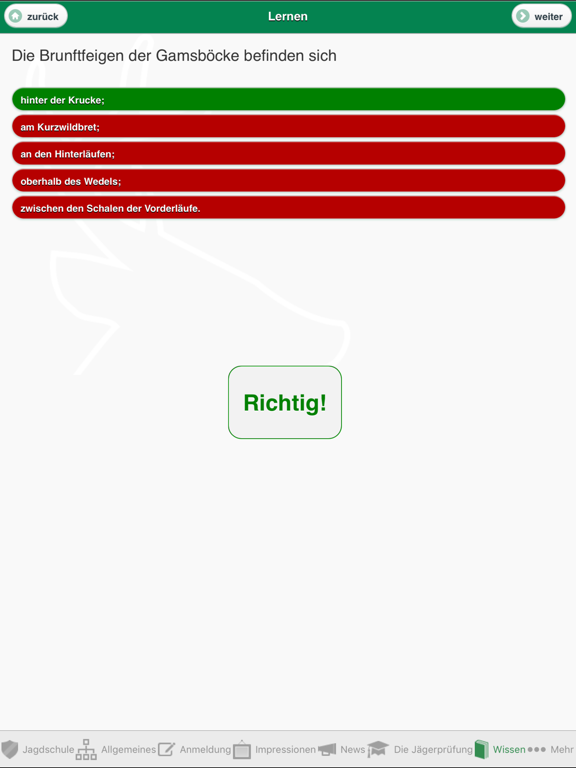 Screenshot #6 pour Jagen Lernen Prüfungswissen