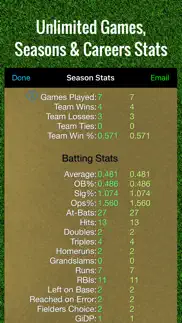 baseball stats tracker touch iphone screenshot 3