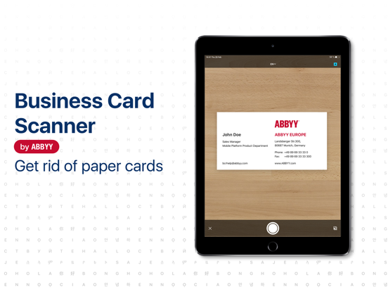 Screenshot #1 for Business Card Reader