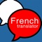 French Translator is an iPhone application that TRANSLATES ENGLISH WORDS AND PHRASES TO FRENCH, accurately