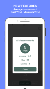 Anemometer for phone screenshot