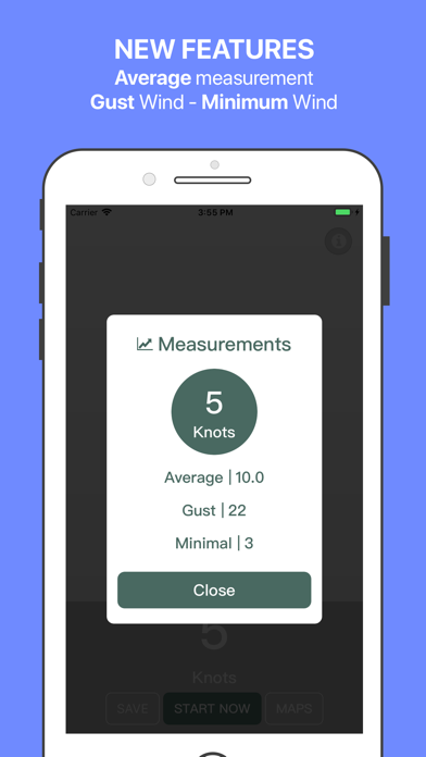Anemometer for phone Screenshot