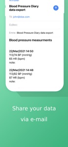 Easy Blood Pressure Diary screenshot #7 for iPhone