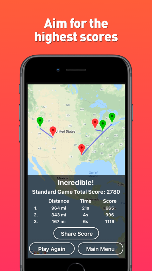 #5. GeoGuesser 2 (iOS) 由: Shogo Studios LLC