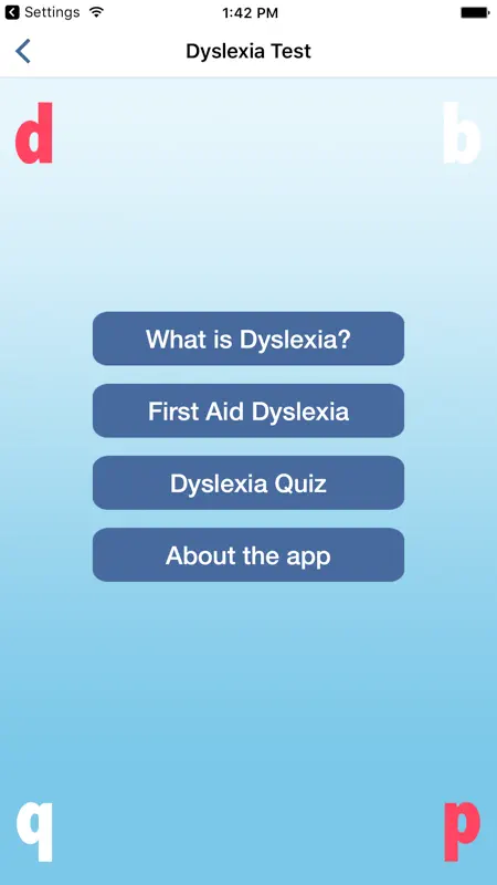 Dyslexia Test & Tips™ screenshot 5 of 5