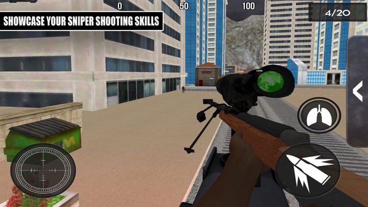 Sniper Destroy Terrorism City