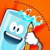 Happy Glass - Draw a Line Game icon