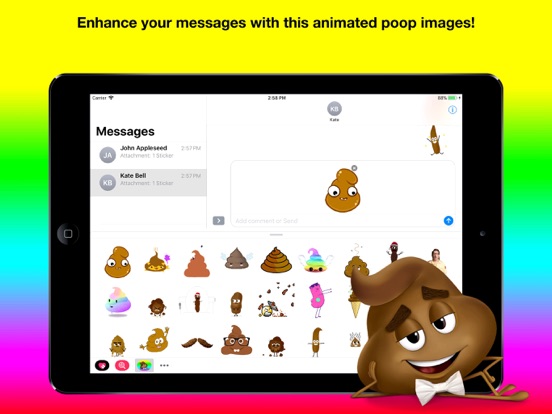 Animated Poop Stickers Screenshots