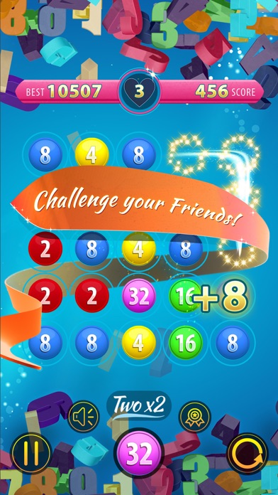 Two For 2: match the numbers! Screenshot