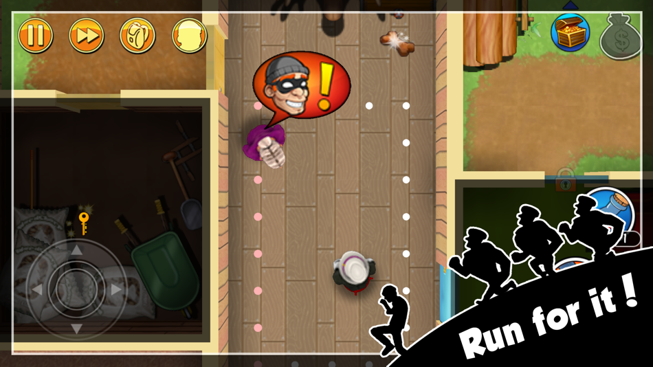 #4. Robbery Bob - King of Sneak (iOS) 由: Deca Games EOOD