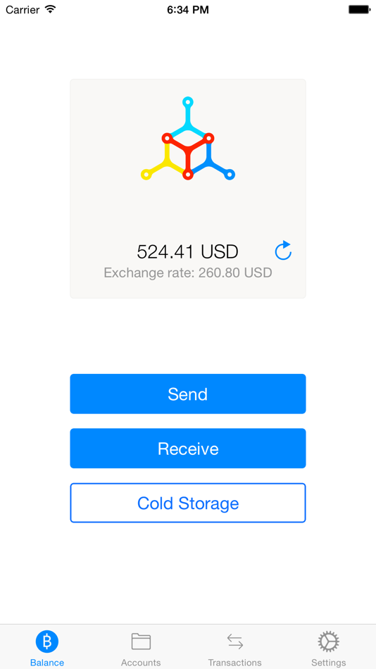 #1. Mycelium Bitcoin Wallet (iOS) 由: MRD X-Change GmbH