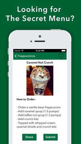 Secret Menu for Starbucks!のおすすめ画像1