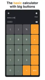 the calculator pro· iphone screenshot 1