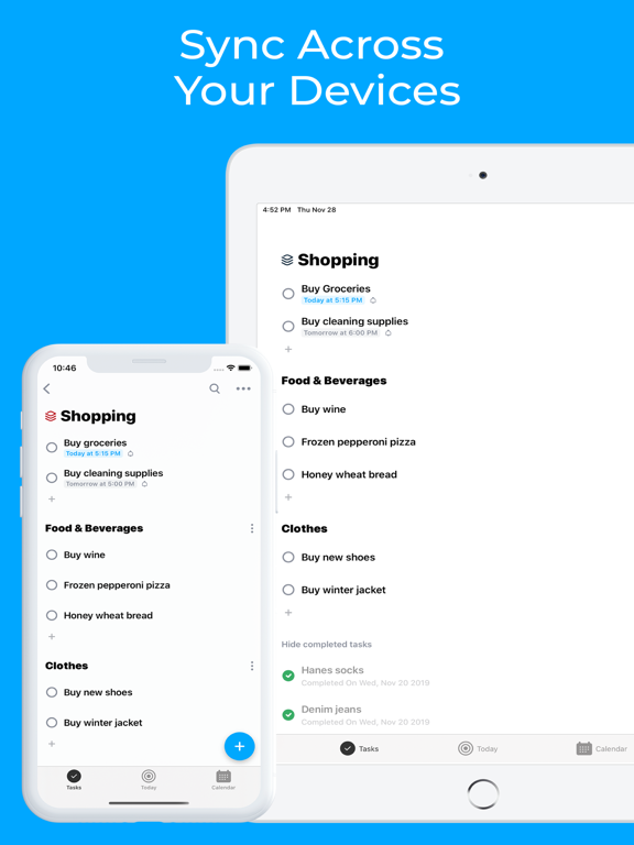 To Do List, Calendar Organizer iPad screenshot 7 - Productivity app