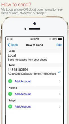 SA Group Text Lite iPhone image 4