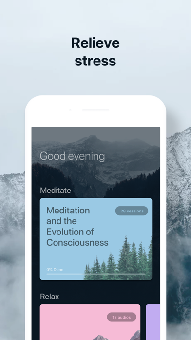 Screenshot #1 pour De-Stress: Breath & Meditation