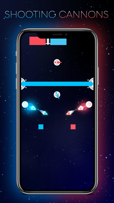 Duo Square - red and blue Screenshot