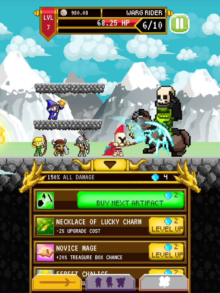 Clicker Knights Vs dragons