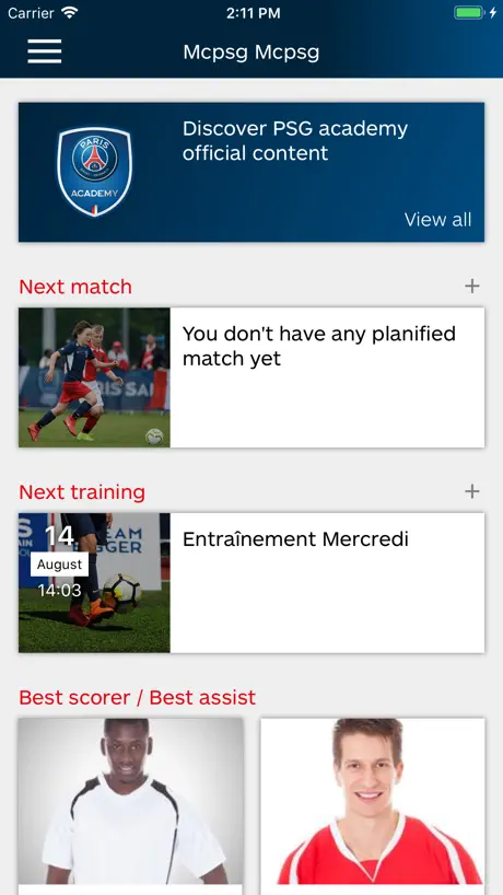PSG Academy X My Coach