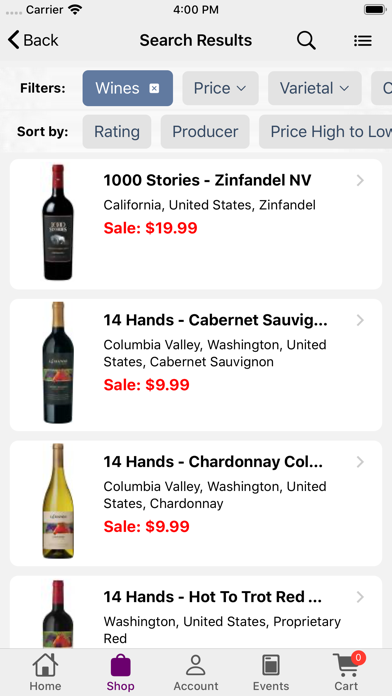 Jacob Liquor Exchange Screenshot