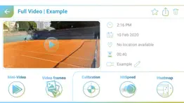 tenis tracker - video record iphone capturas de pantalla 1