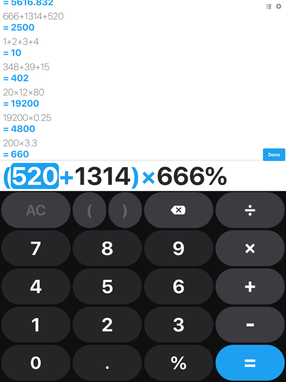 Screenshot #4 pour Calculator - Simple & powerful