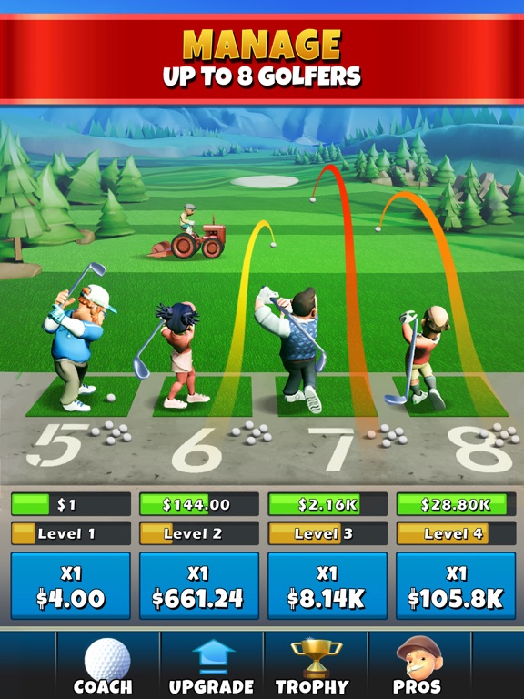 Screenshot #1 for Idle Golf Tycoon