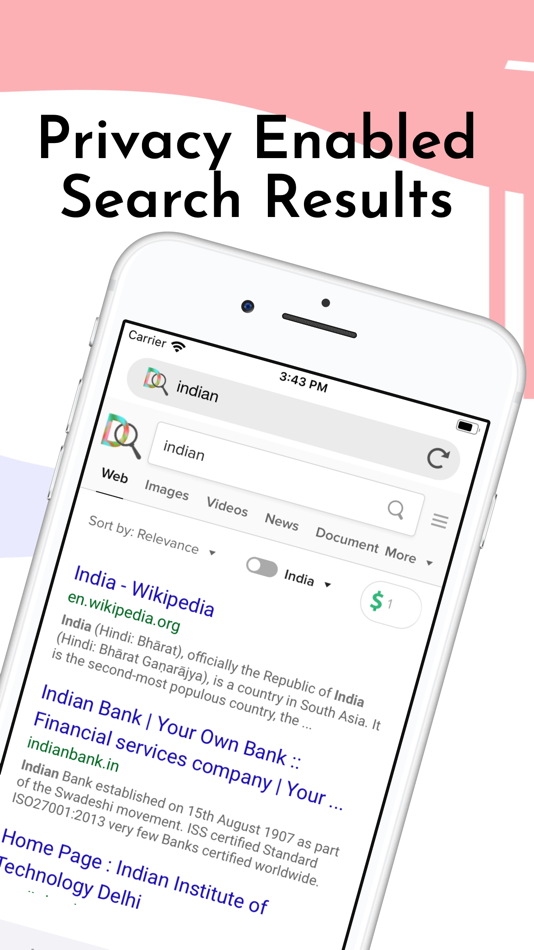 #4. Doodo : Private Search Engine (iOS) 由: Doodo Global Initiative Pvt Ltd