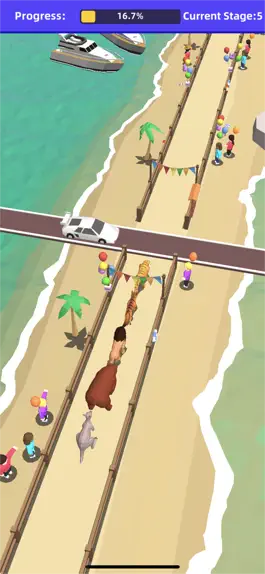 Game screenshot Animal Cross Road 3D apk