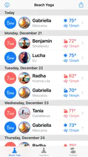 beach yoga iphone screenshot 1