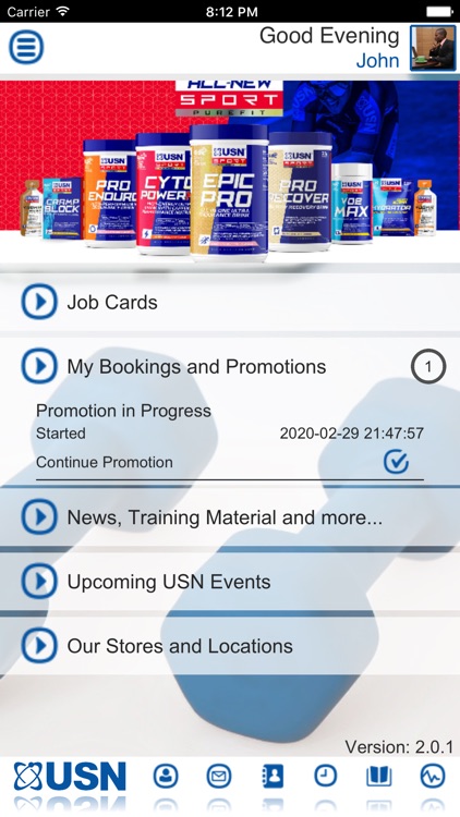 USN Promoter App