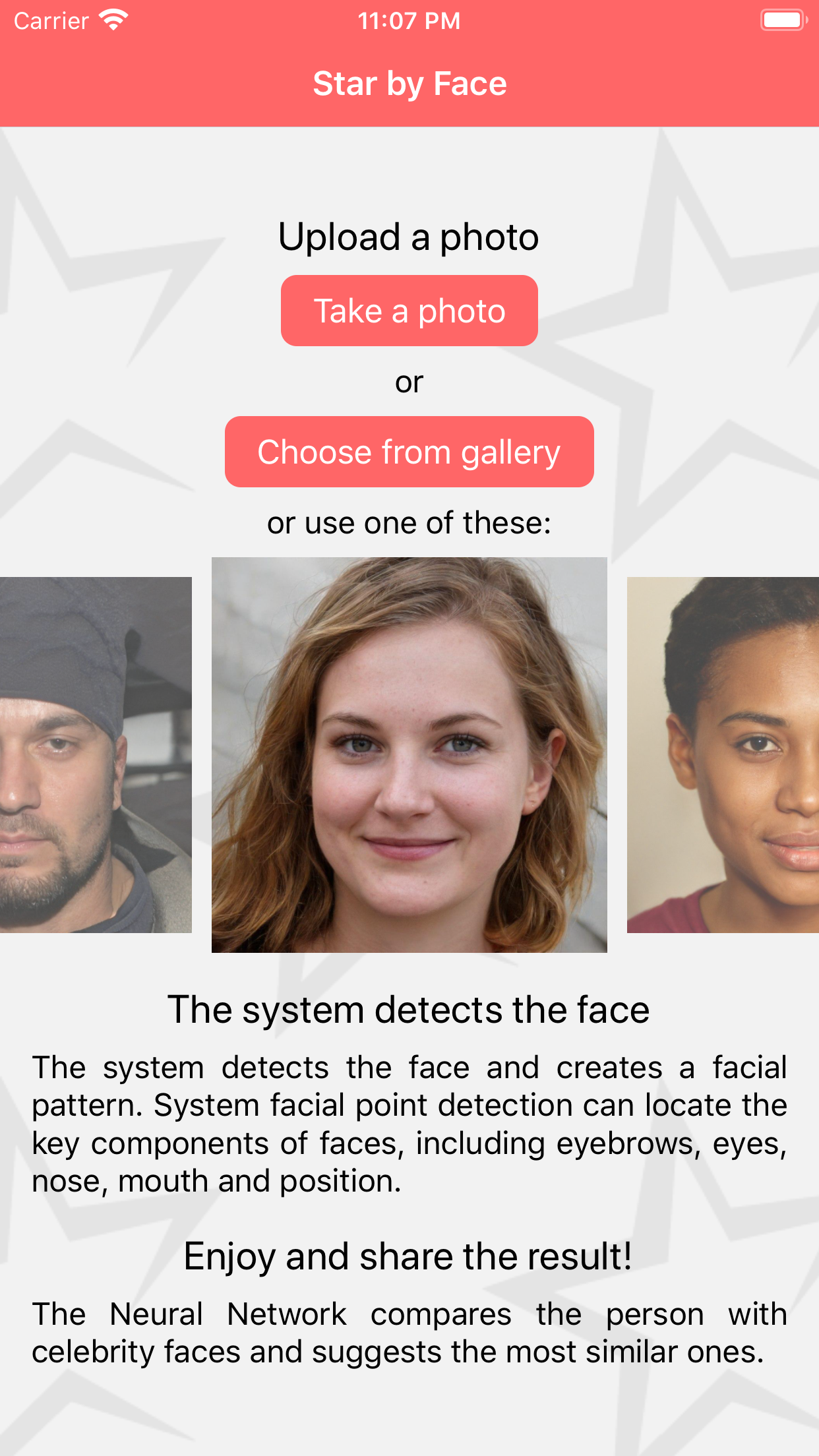 Star by Face celebs look alike screenshot 3