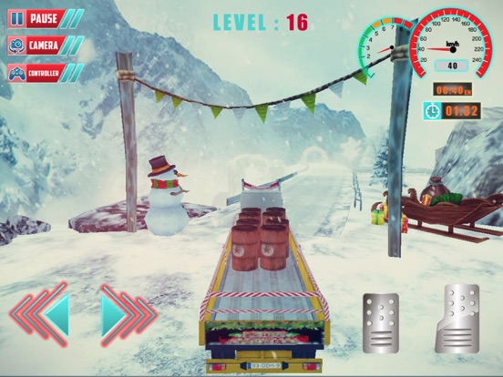Chrismas HillClimb Truck Drive iPad screenshot