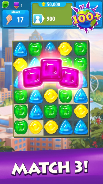 Gummy Drop! Match 3 Puzzles screenshot-1