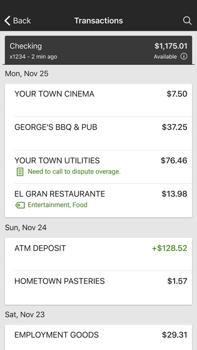 Ohio Valley Mobile Banking Screenshot