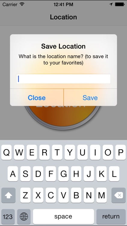 No Address - Send My Location