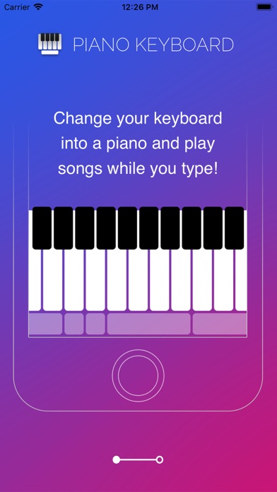Screenshot #1 pour Piano Keyboard - Typing Music