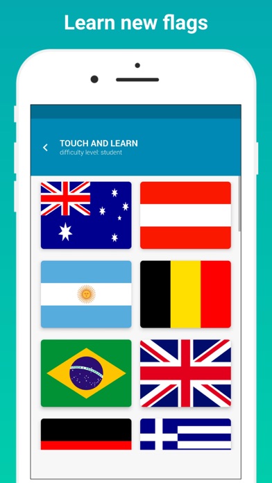 Screenshot #3 pour Flags and Capitals Quiz Game