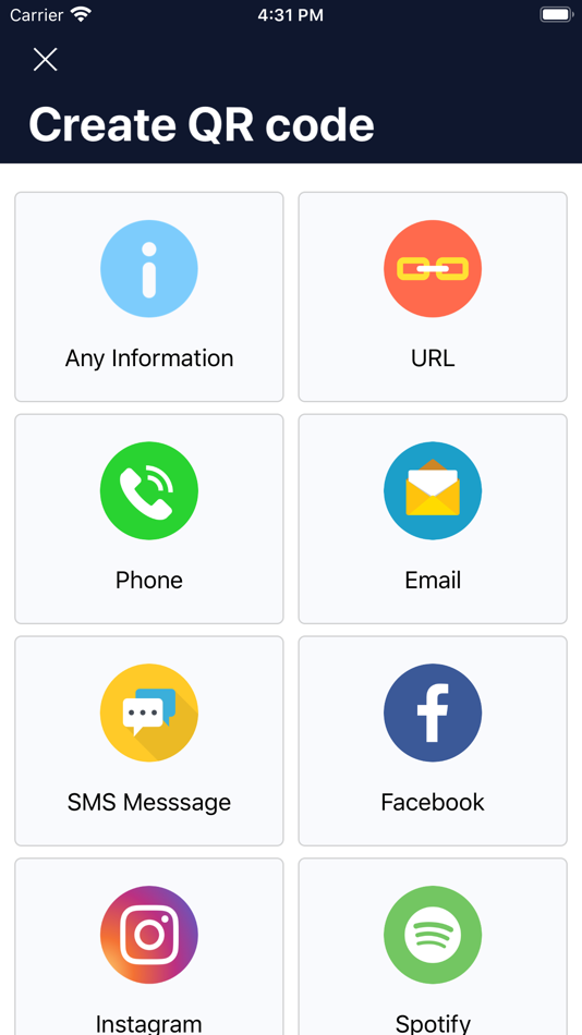 #2. QR Code Scanner & QR Gen (iOS) By: Ivanna Blinova