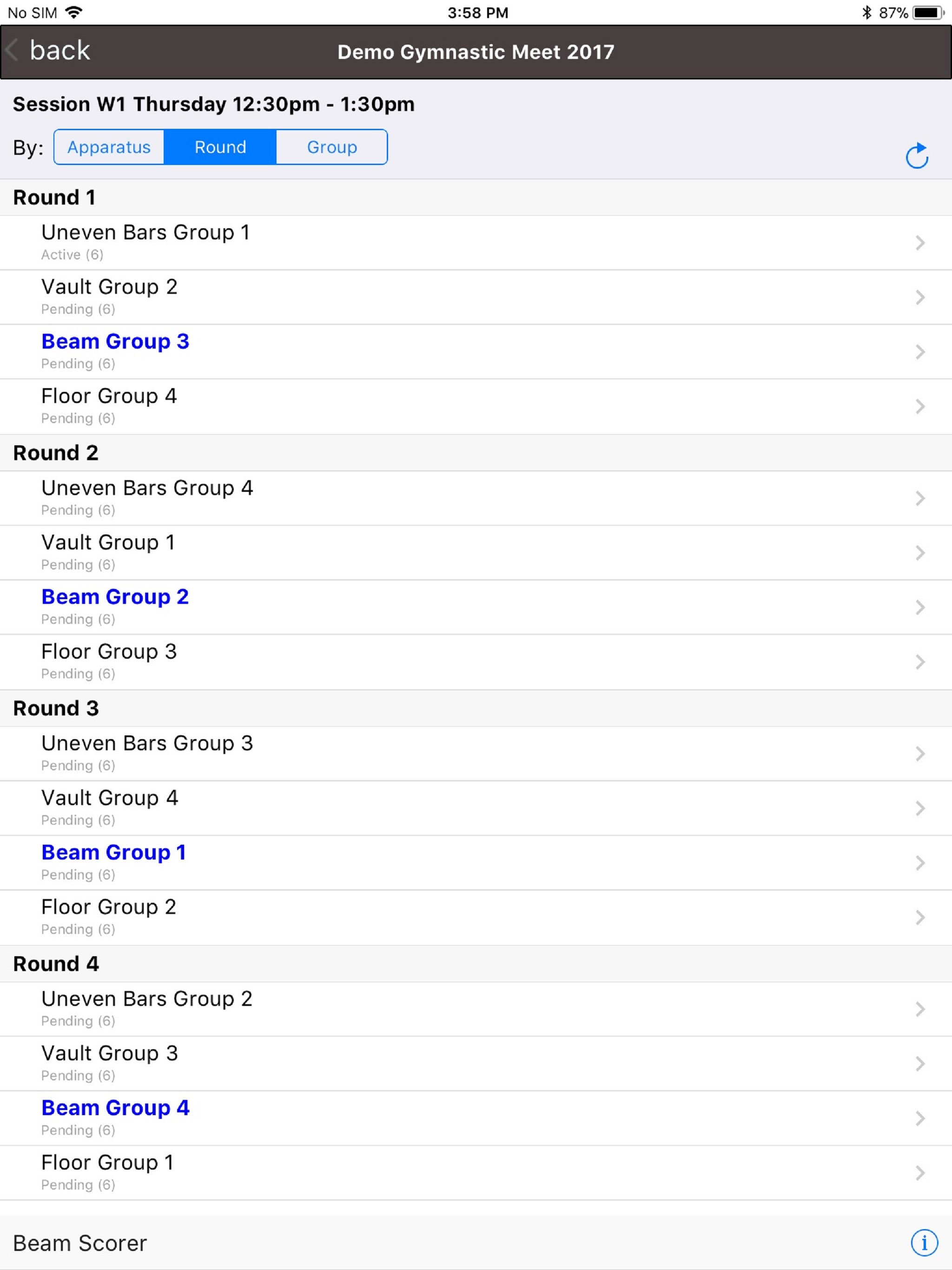 LiveMeet Judges screenshot 6