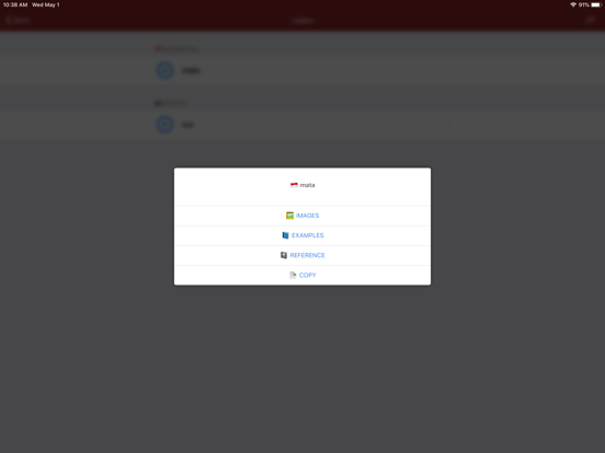 Indonesian Dictionary offline iPad screenshot 4 - Reference app