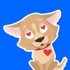 Puppy is my Buddy stickers emo