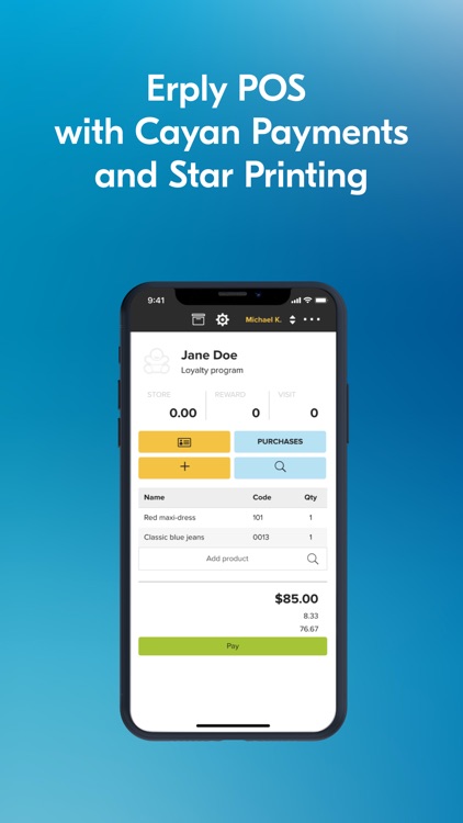 POS for Cayan & Star