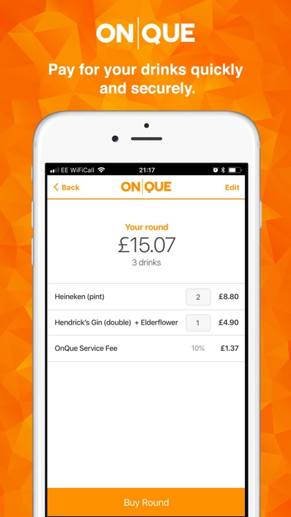 OnQue: Drink Ordering